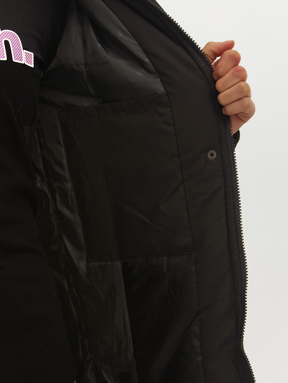 PEPPI Black Outerwear Parkas  Shot 4