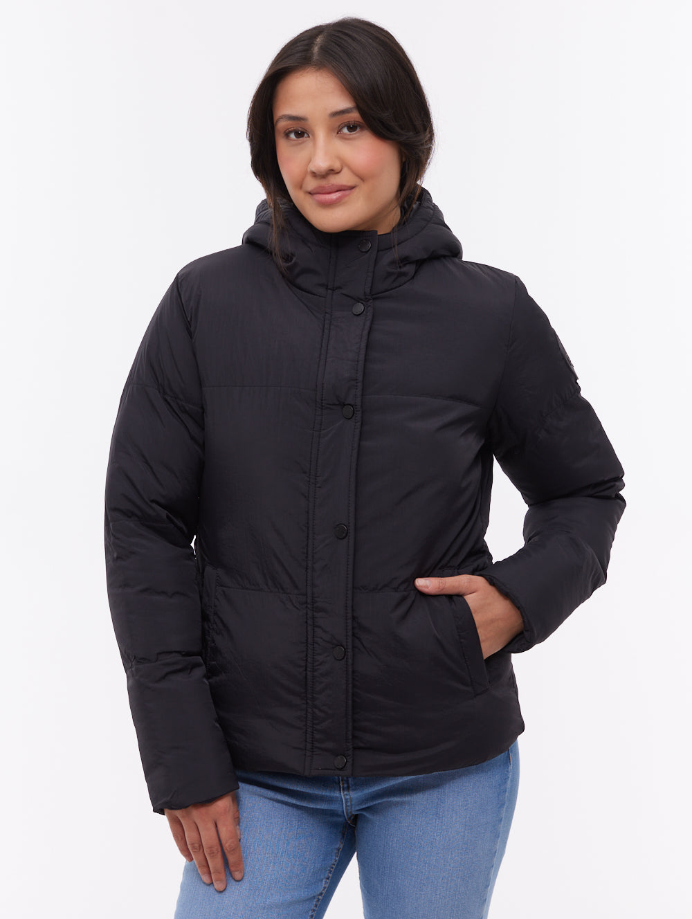 Willah veste matelassée à capuchon - Noir