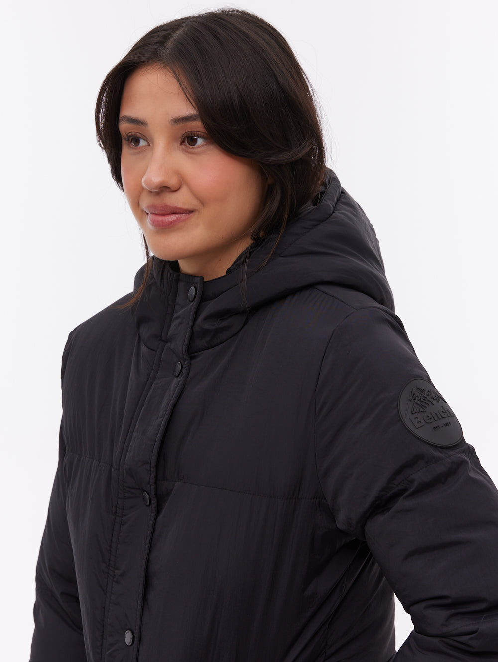 Willah veste matelassée à capuchon - Noir