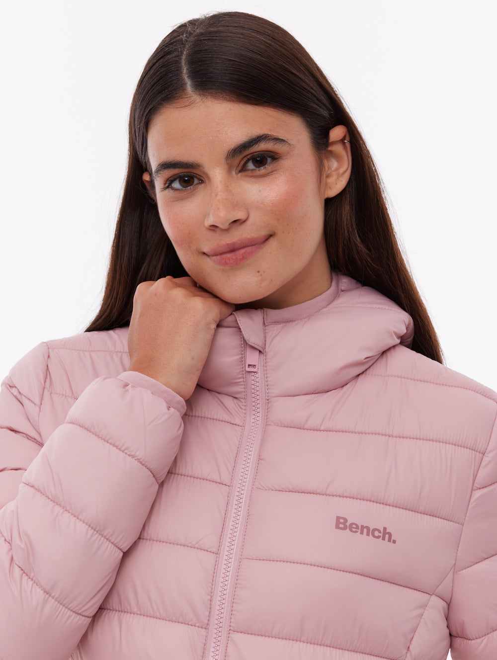 Nella Hooded Puffer Jacket - Pink