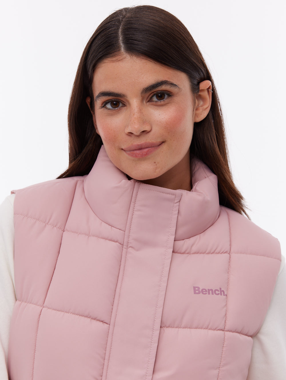 Kacie Puffer Vest - Pink