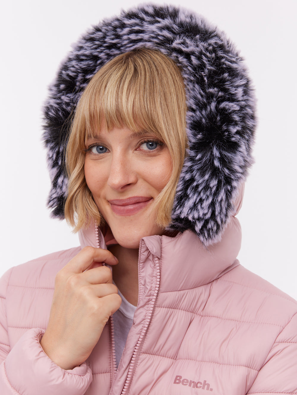 Harel Hooded Puffer Jacket - Pink