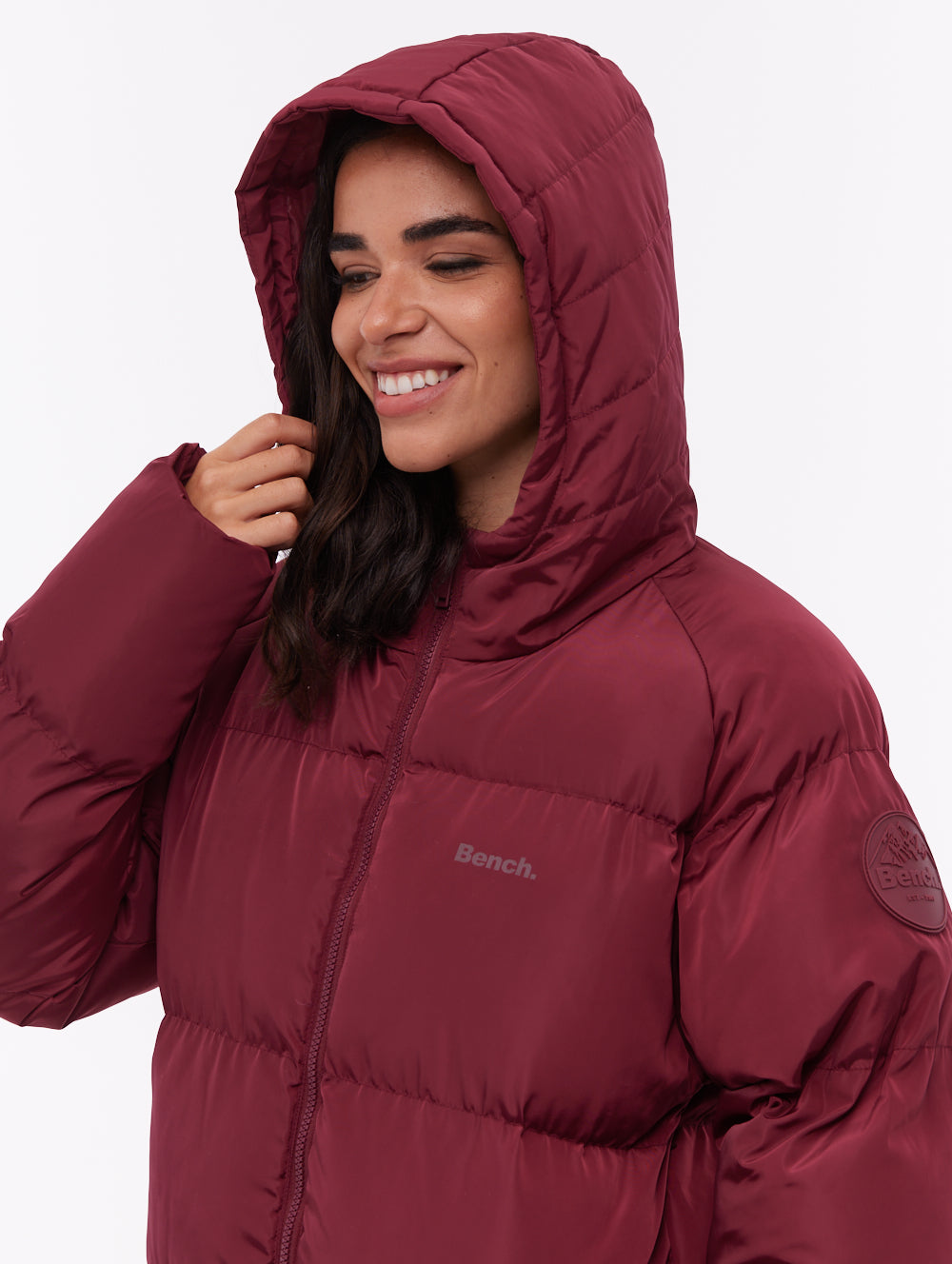 Larah Midi Parka - Red