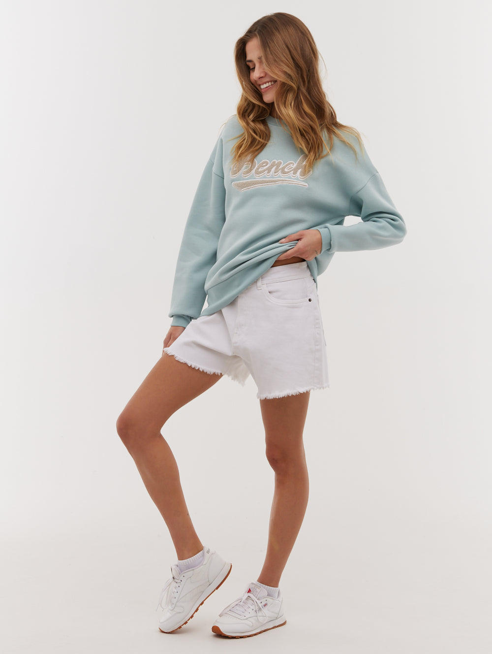 Kaylie short en jean taille haute