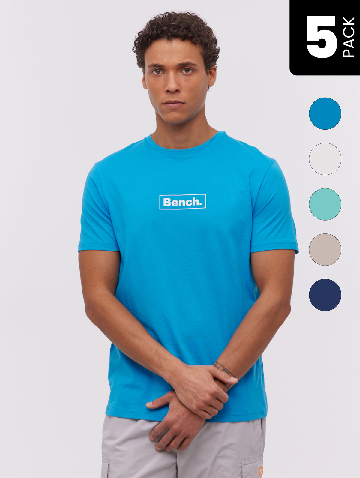 Kansi t-shirt graphique assorti (paquet de 5)