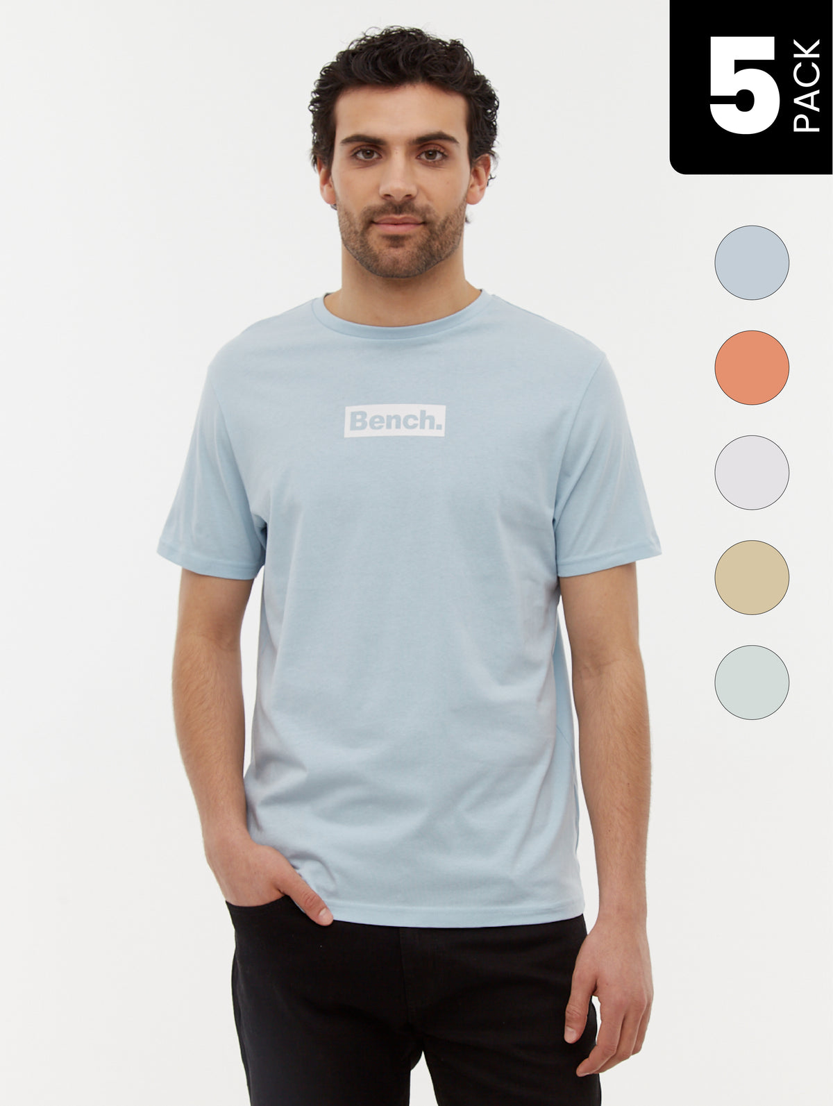 Mirso t-shirt graphique assorti (paquet de 5)